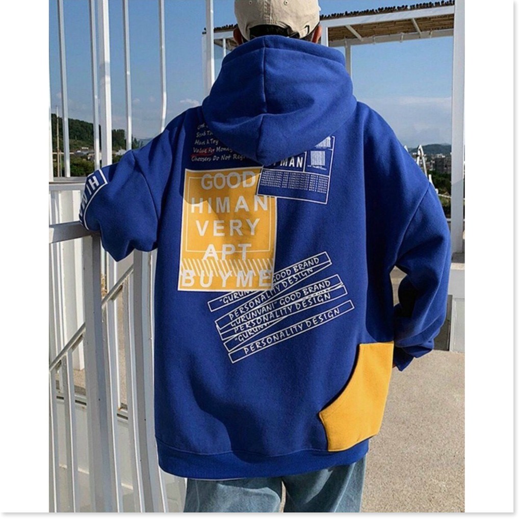 ÁO HOODIES NAM FROM RỘNG CÁ TÍNH HỌA TIẾT CỰC NGẦU LANA FASHION