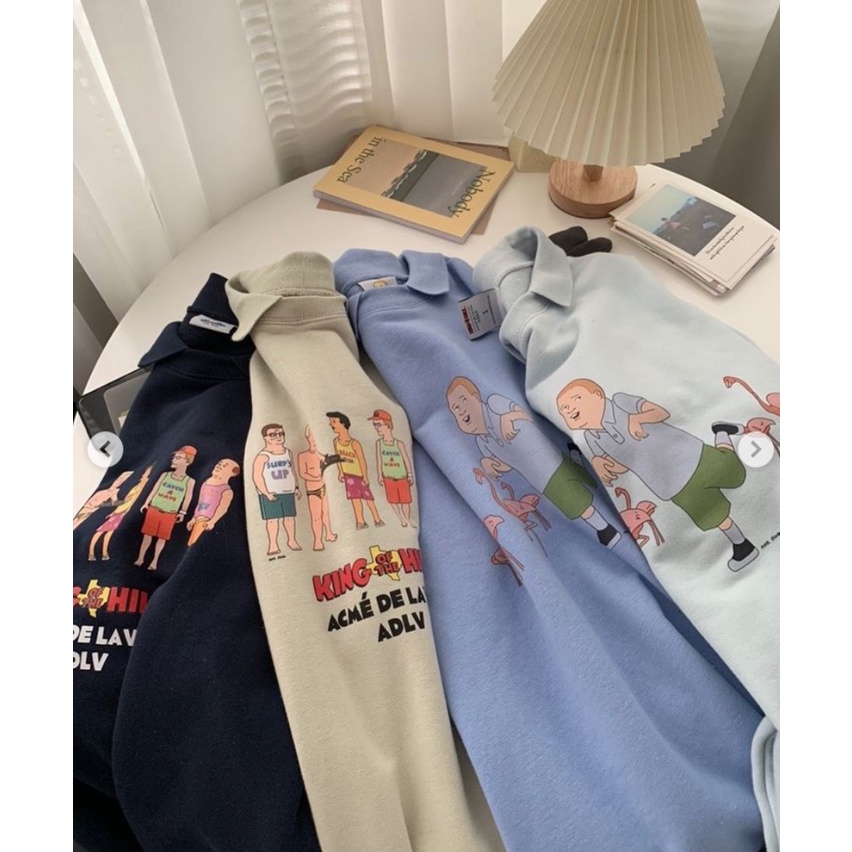 Áo ADLVXKINGoftheHill chất nỉ chân cua mềm mại mùa đông(có sẵn) | BigBuy360 - bigbuy360.vn