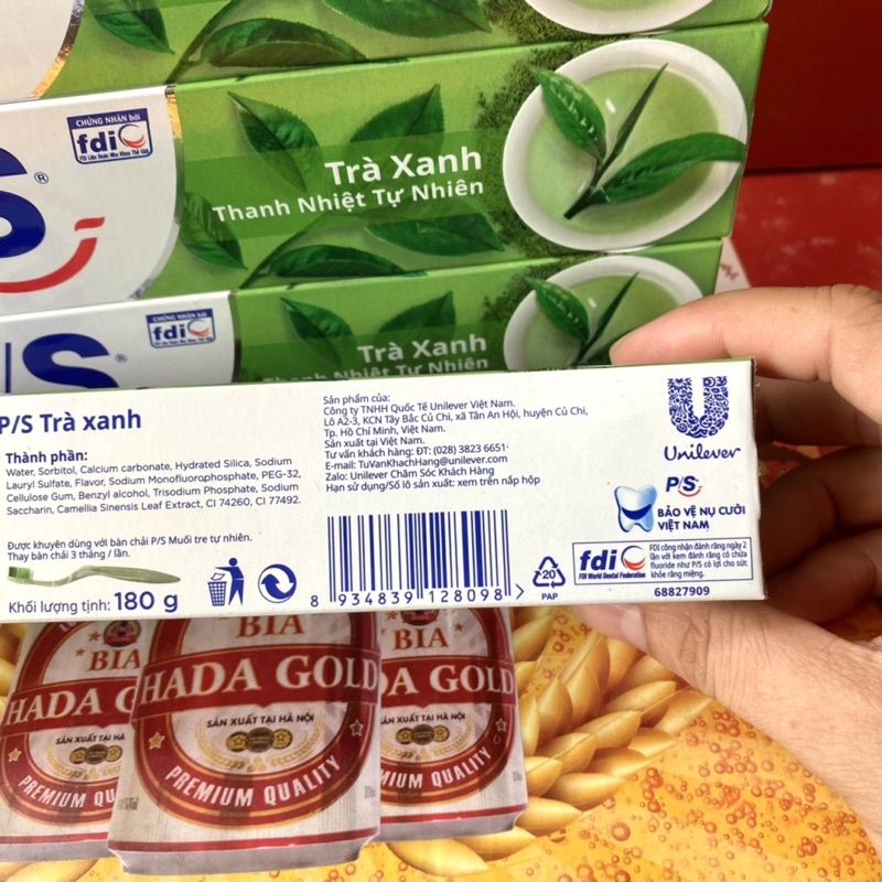 Kem Đánh Răng P/S Bảo Vệ 123 Trà Xanh