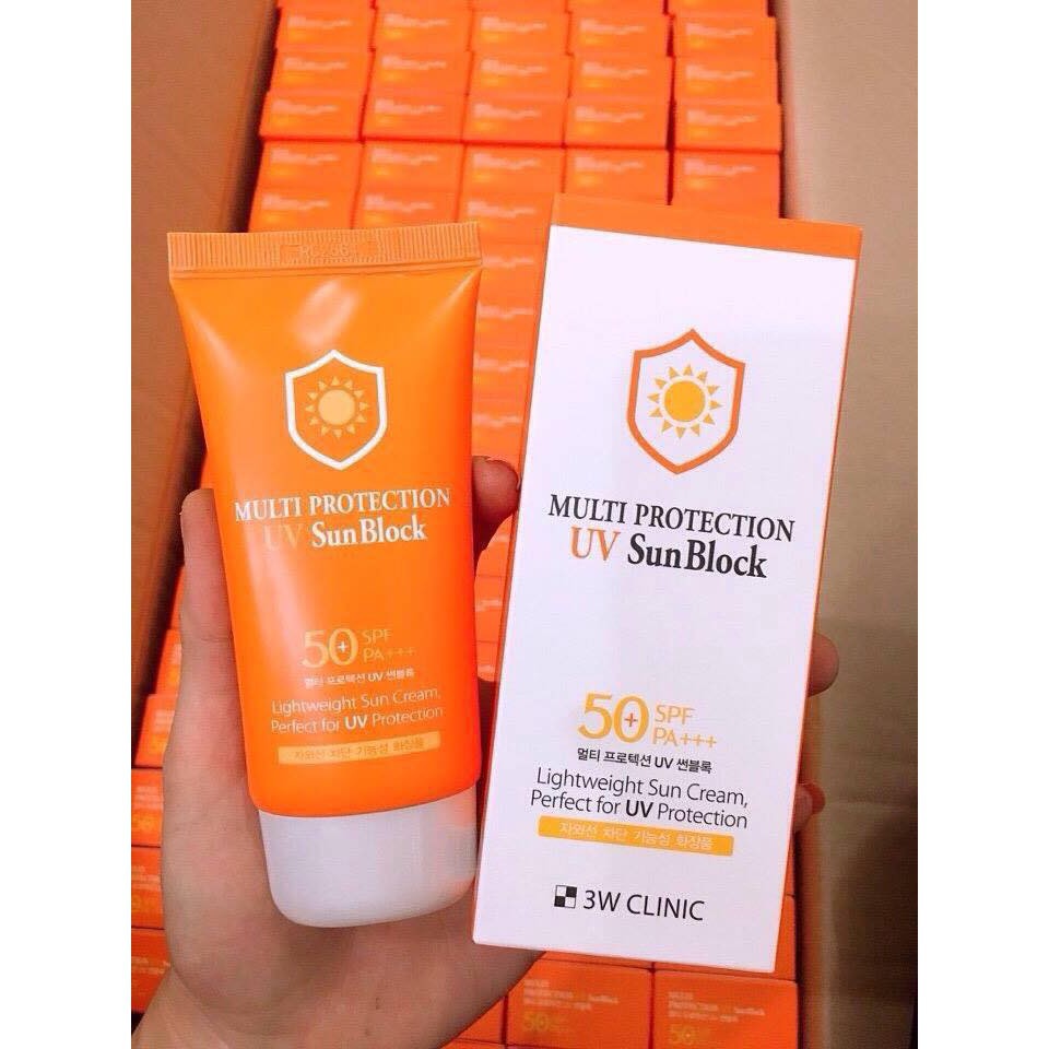 Kem Chống Nắng Hoàn Hảo 3W Clinic Intensive UV Sunblock CreamSPF 50++