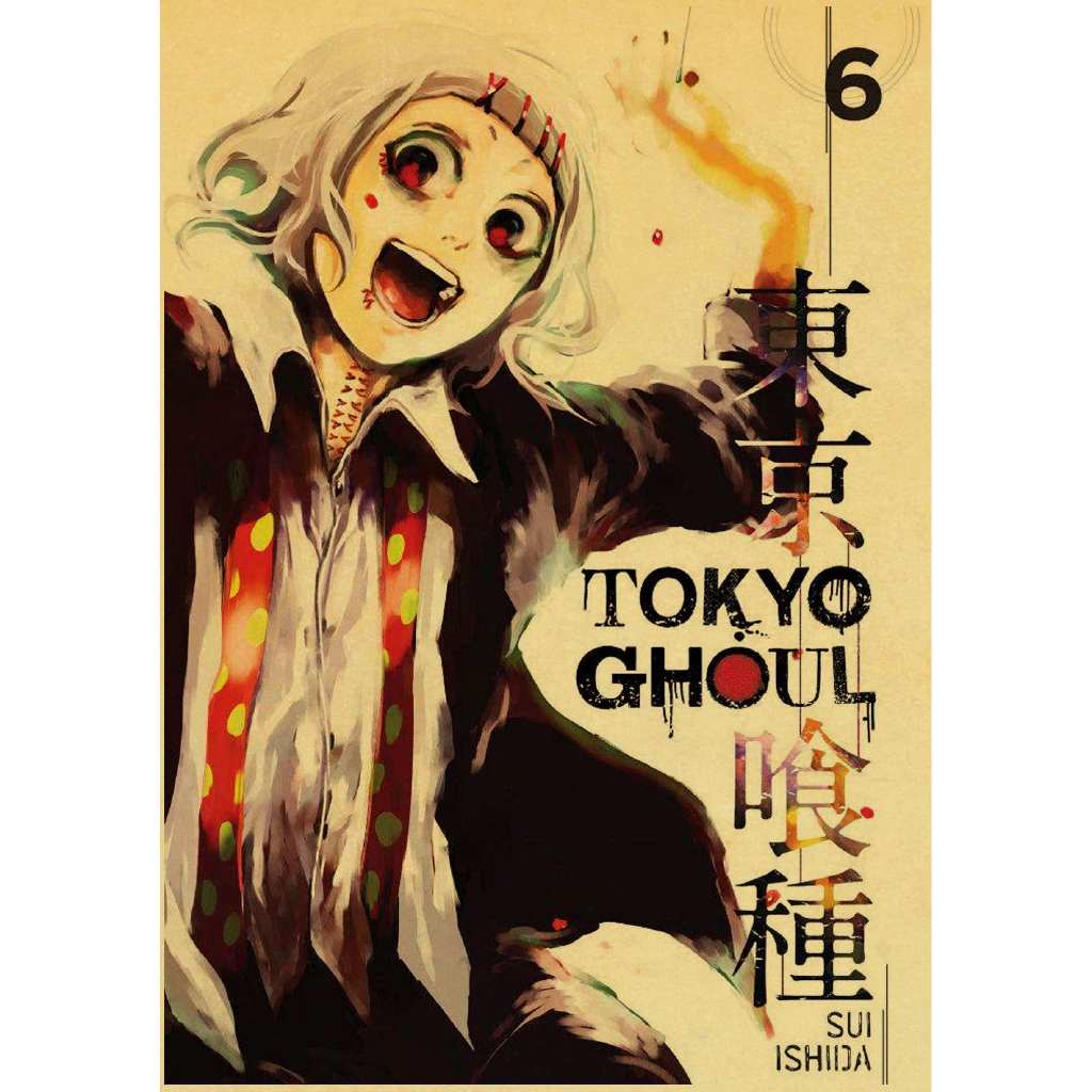 Poster Phim Hoạt Hình Nhật Bản Tokyo Ghoul