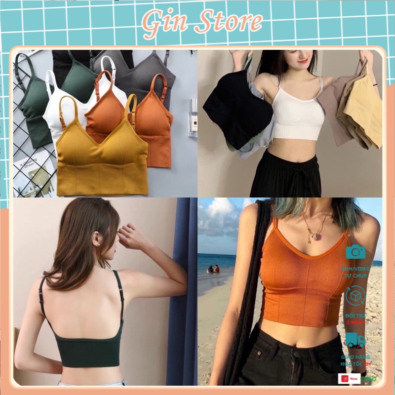 ÁO BRA TẬP THỂ THAO TẬP GYM. Free size từ 40-55kg co giãn theo body