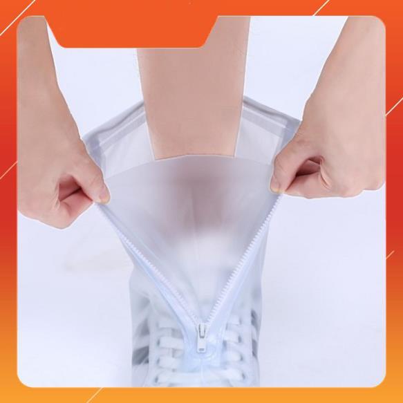 Bọc bảo vệ giày đi mưa cao cổ chống thấm nước, ủng bọc giày đi mưa chống trơn trượt | BigBuy360 - bigbuy360.vn