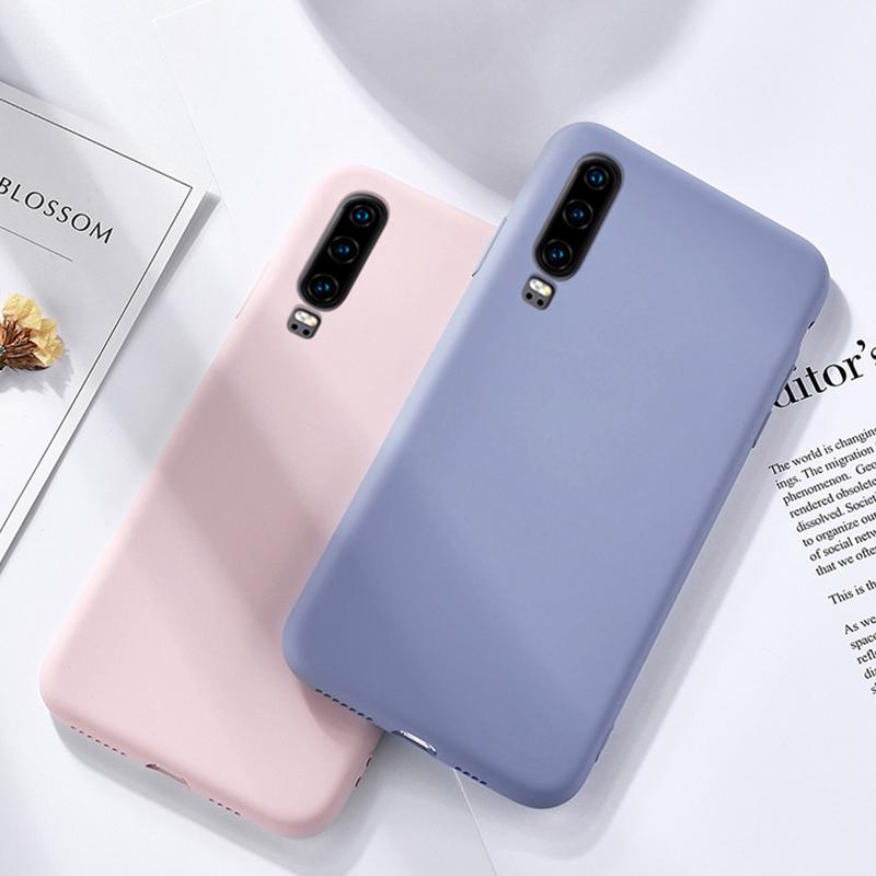 Huawei P30 / P30 Pro Liquid Silicone Soft Case Matte Thin TPU Phone Case