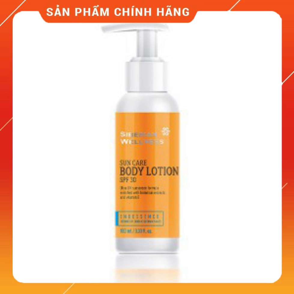 Sữa dưỡng thể chống nắng SIBERIAN WELLNESS Sun Care Body Lotion SPF 30 | BigBuy360 - bigbuy360.vn