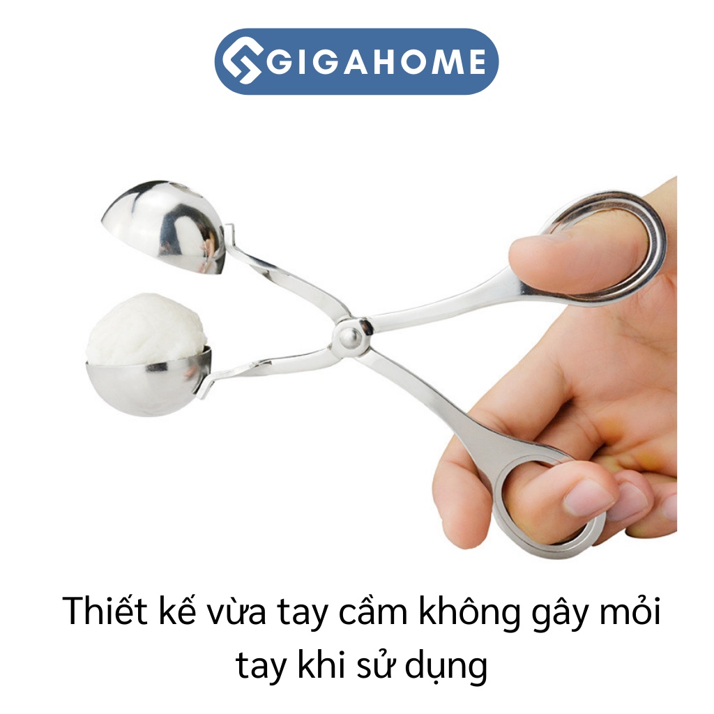 Dụng Cụ Làm Thịt Viên, Chả Cá, Cơm Nắm GIGAHOME Loại Inox Khuôn Tròn Tiện Lợi 5735