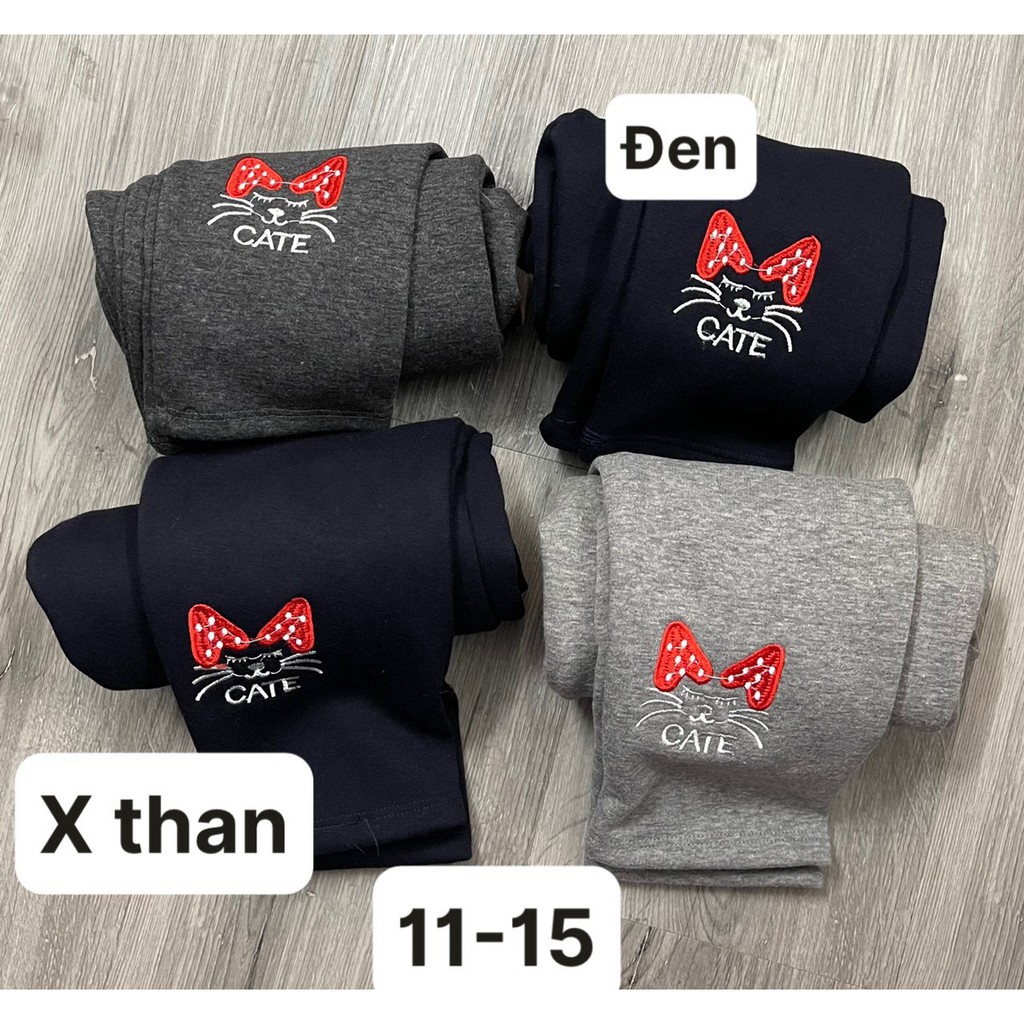 ✔️size đại 17-25kg✔️ Quần nỉ lót lông bé gái, CHẤT ĐẸP