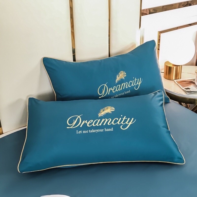 Bộ chăn ga DREAMCITY Lụa trần chăn cao cấp