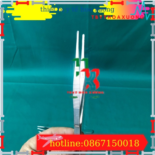 [Hàng Pakistan] Nỉa Thẳng Y Tế Không Mấu18cm- Nhíp Y Tế  Dùng Trong Phẩu Thuật Và Hộp Sơ Cứu Y Tế