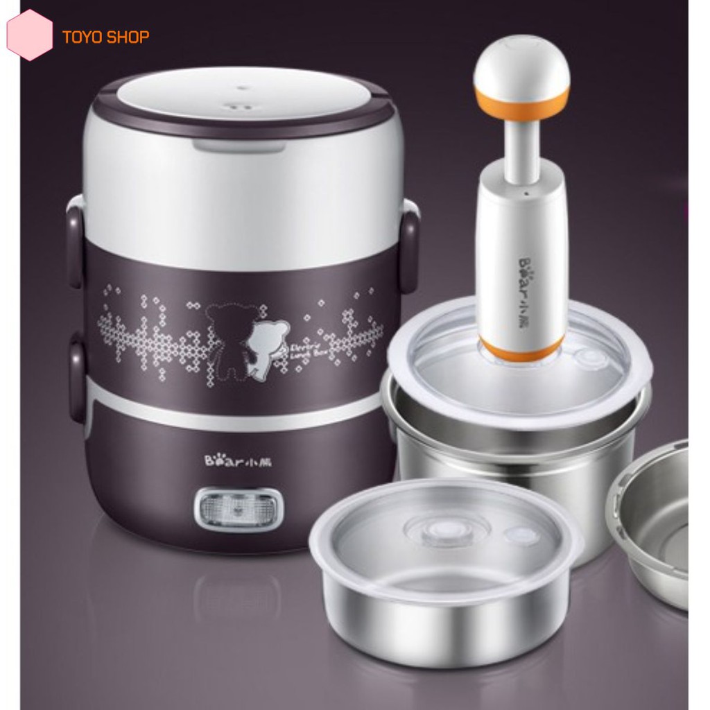 Hộp cơm cắm điện DFH-S2123, hâm nóng và nấu chín thức ăn nhanh chóng, tiện lợi