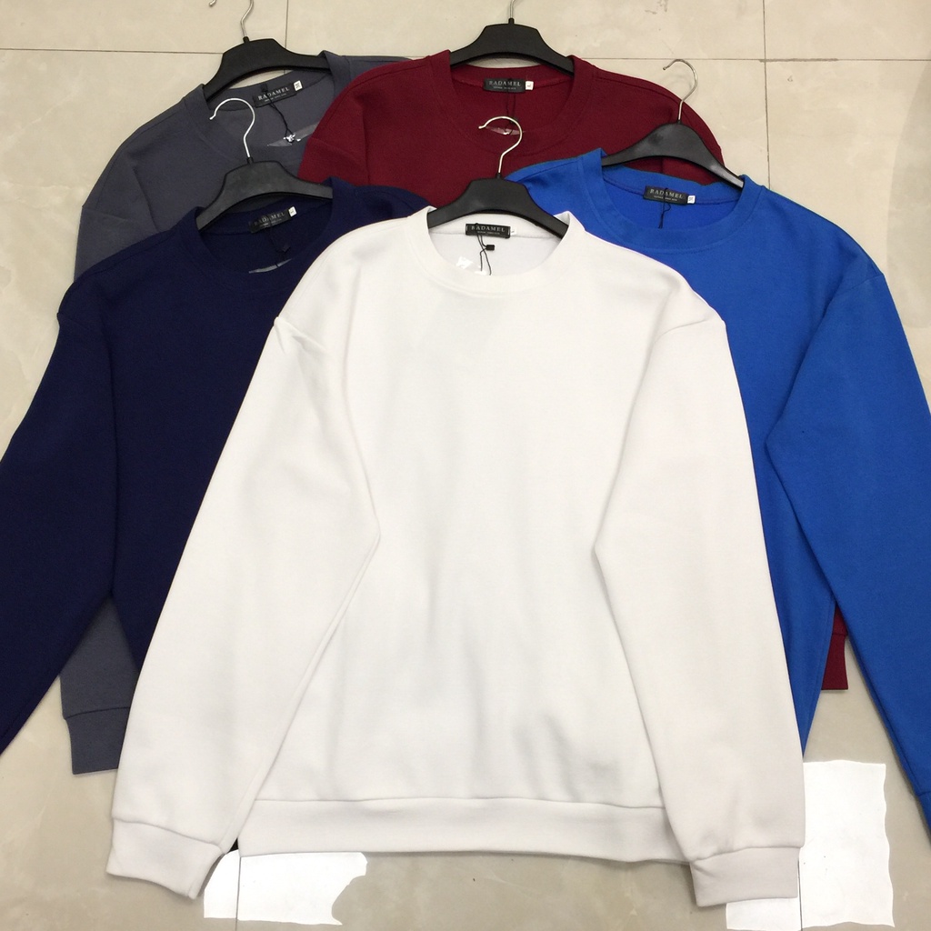 Áo Sweater Basic Nỉ ép Nam nữ Hàng Thiết kế siêu hot