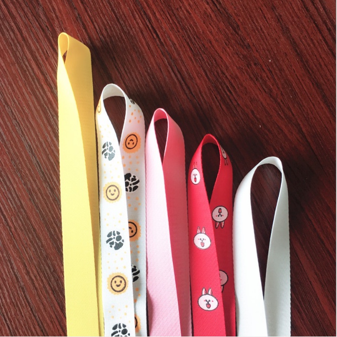 Dây đeo điện thoại, chìa khóa bản to nhiều màu T130