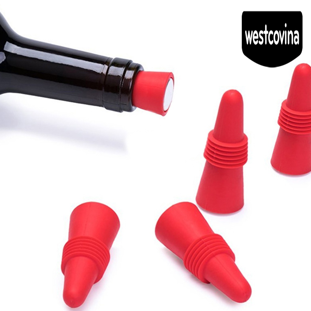 [Hot]☀ Nút Đậy Chai Rượu Vang Bằng Silicone Có Thể Tái Sử Dụng Ốp