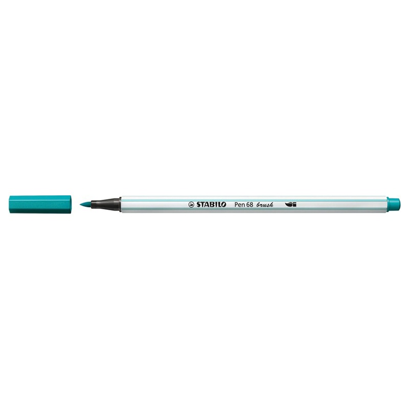Bút lông brush Stabilo XANH CỔ VỊT PN68BR-51