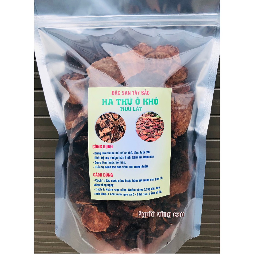 1Kg Hà Thủ Ô Đỏ Thái Lát (Khô) Giúp Đẹp Da, Tốt Với Người Tóc Bạc Sớm, Rụng Tóc