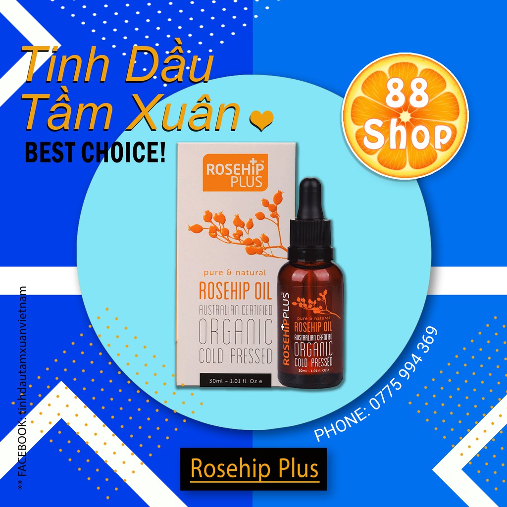 Tinh Dầu Hạt Tầm Xuân Rosehip Plus Úc [30 ML]