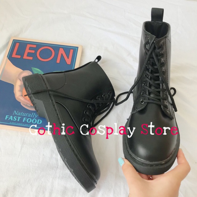 [CÓ SẴN]  Giày boot chiến binh cổ lửng siêu ngầu ( Size 35 - 40 )