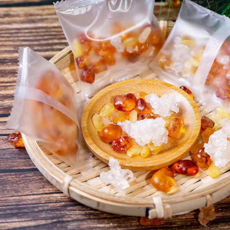 GÓI NGUYÊN LIỆU NẤU CHÈ DƯỠNG NHAN 15gr tuyết yến - nhựa đào - bồ mễ
