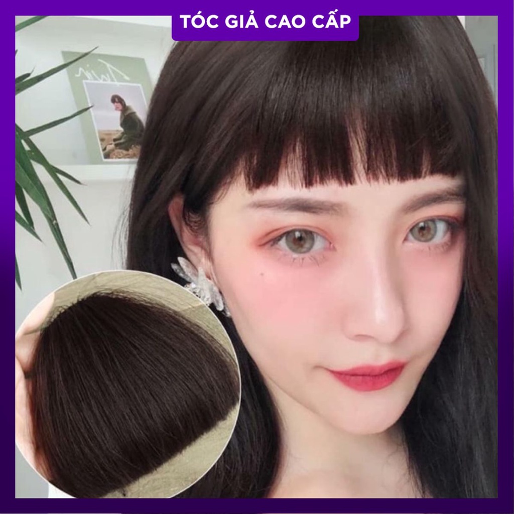 Tóc mái ngố tóc thật kèm hình thật