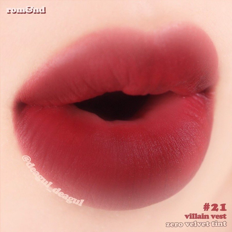 Son Kem Lì, Lên Màu Siêu Chuẩn, Mềm Mại Như Nhung Romand Zero Velvet Tint