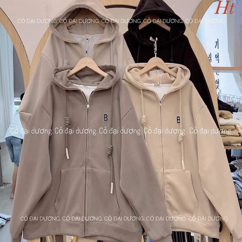Áo khoác logo chữ B HT12