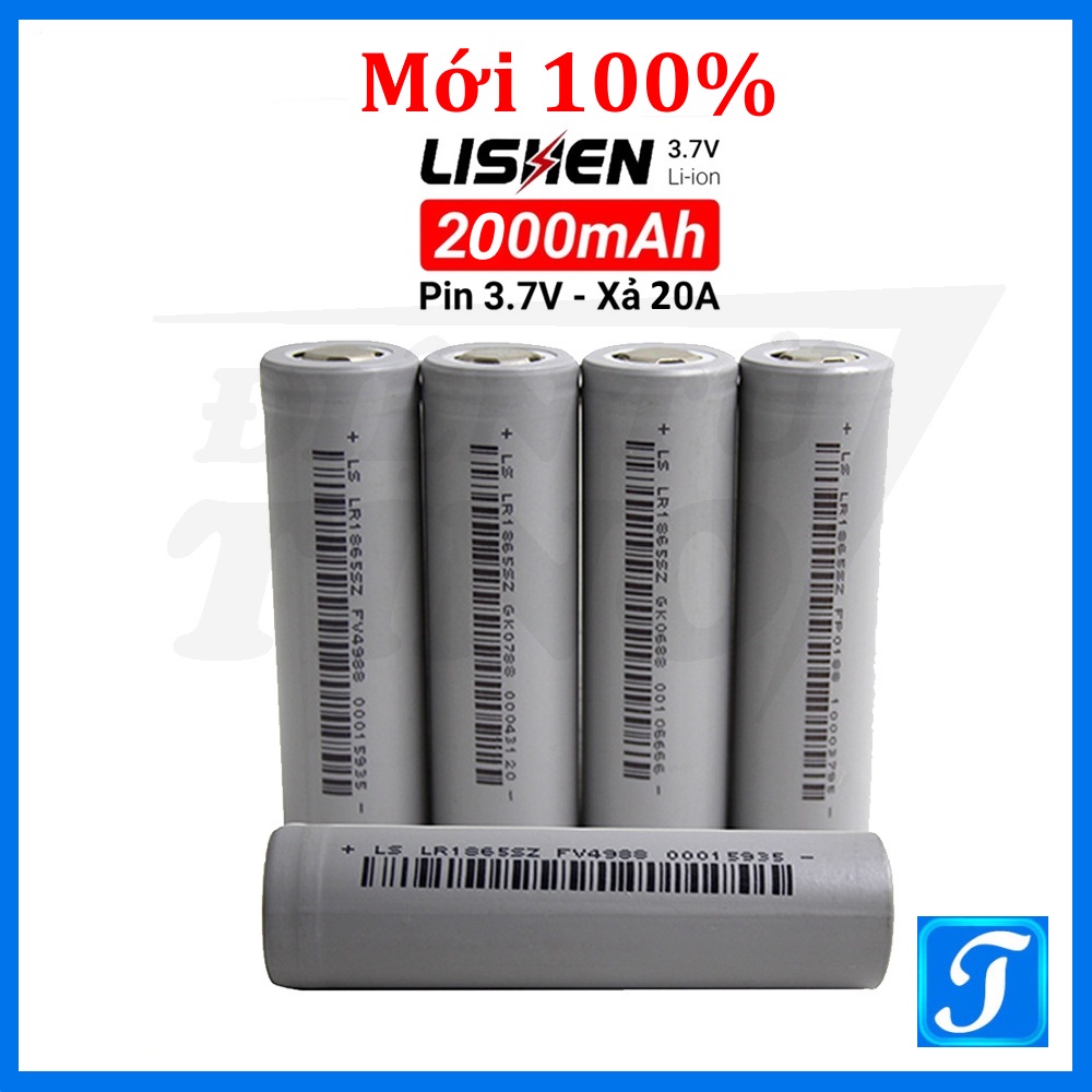 Cell Pin Lishen 18650 Dung Lượng 2000mah Xả Cao 10C Hàng Mới 100%