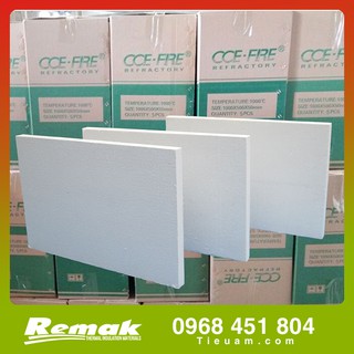 Tấm chắn lửa Bông Ceramic Dạng tấm 600x900 Chịu nhiệt 1200oC