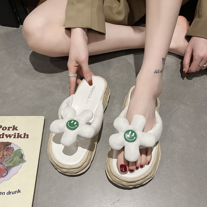 Dép Sandal Đế Mềm Dày Họa Tiết Hoa Thời Trang Mùa Hè Dành Cho Nữ 2022