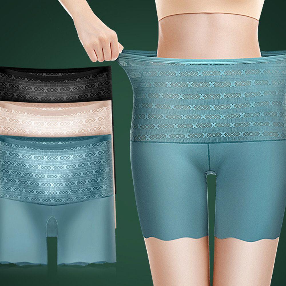 OCEANMAP Quần Lót An Toàn Lưng Cao Plus Size Cho Nữ