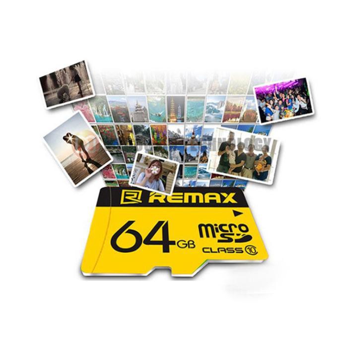 Thẻ nhớ Micro SD Remax 64GB tốc độ Class 10- Hàng chính hãng