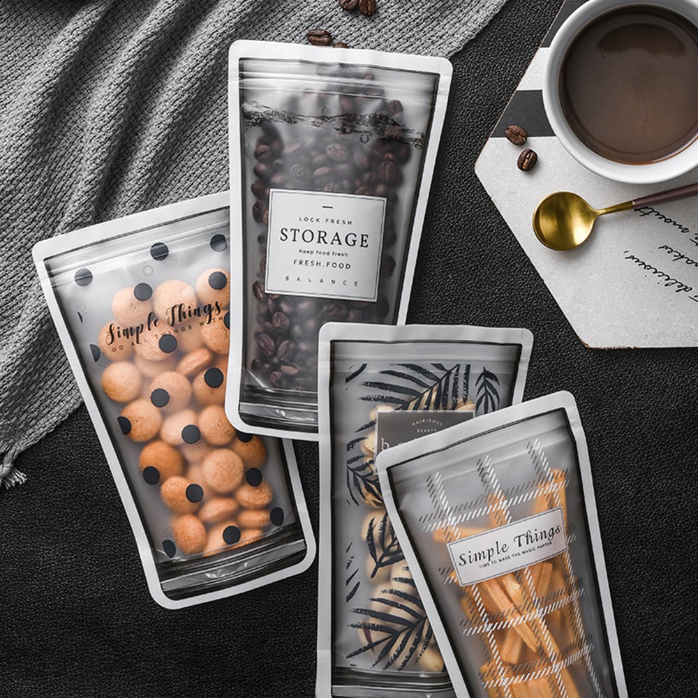 Túi Zip Hoạ Tiết Bảo Quản Thực Phẩm