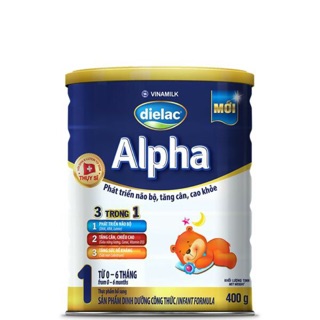 Sữa Bột Dielac Alpha step 1 lon 400g