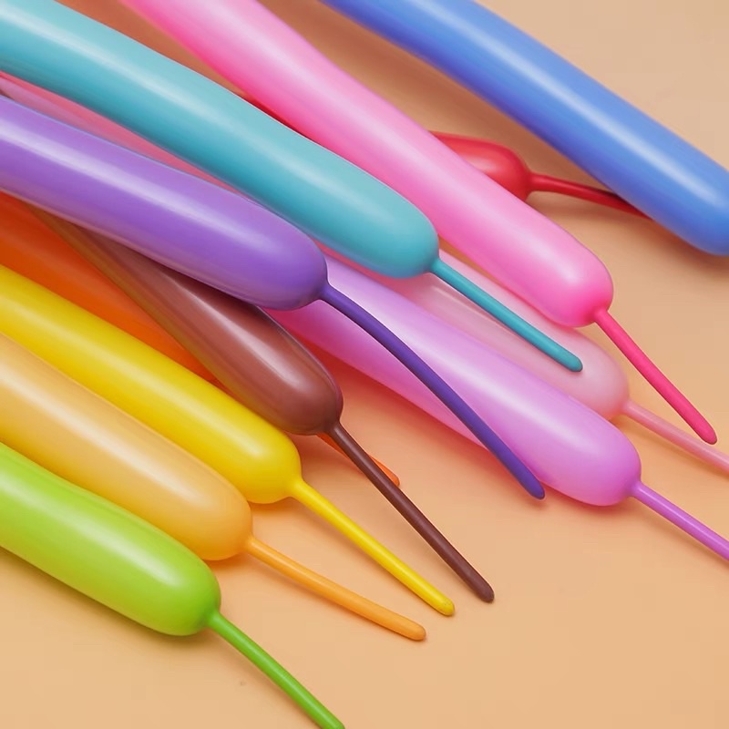 Bóng Dài Đủ Màu Tạo Hình Nghệ Thuật Bông Hoa, Hình Thú, Phối Set Trang Trí Sinh Nhật