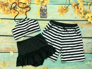 Bikini yếm sọc
