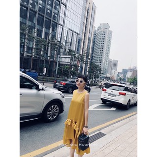 Đầm bầu maxi đuôi tôm