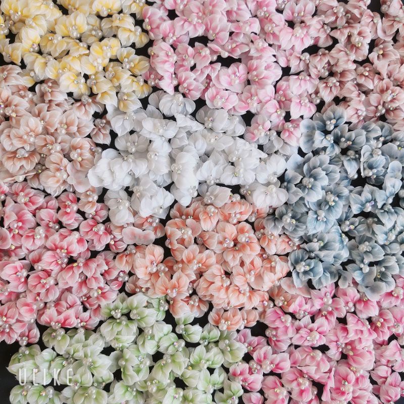 Hoa cánh tiên -hoa bột nail tay