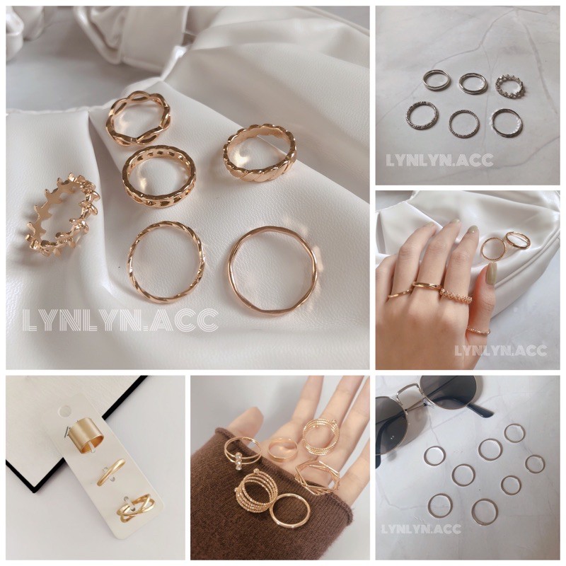 Set nhẫn xinh 6c