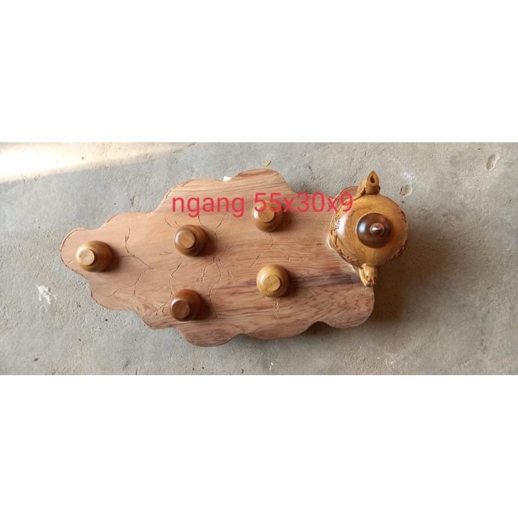 KHAY TRÀ GỖ NGỌC AM (  MỘC ,CHUẨN 100% )