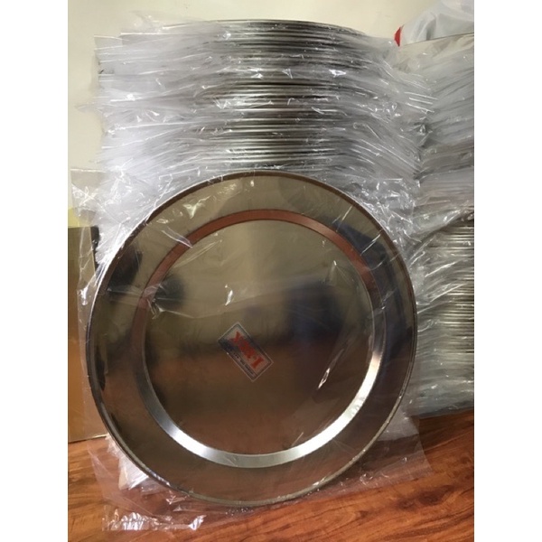 Mâm inox 58cm loại 1 dày 0.6ly giá tại xưởng