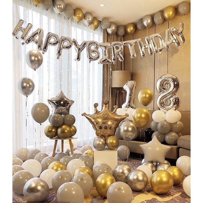 Set bóng trang trí sinh nhật cho người lớn NL01-09