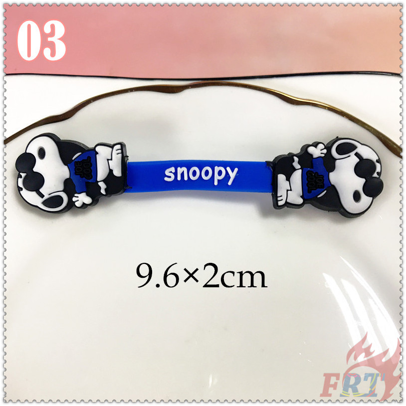 ◐ Dây Quấn Cáp Snoopy ◑ 1 Dụng Cụ Quấn Dây Cáp Tai Nghe Gọn Gàng Bằng Silicon Hình Hạt Đậu Hoạt Hình