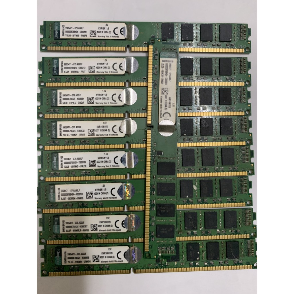 Ram DDR3 Kington,Adata,Team 8GB - Bus 1600 Không Tản Nhiệt - Đẹp Không Kén Main - Vi Tính Bắc Hải