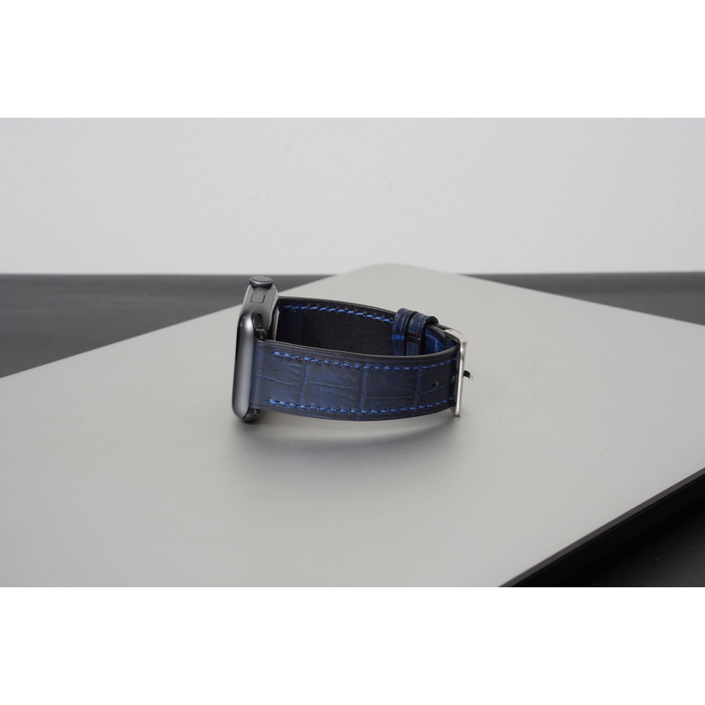 Dây đồng hồ Apple Watch màu Xanh Patina thương hiệu Lion Leather