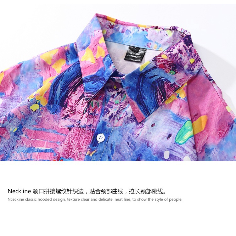 Áo Sơ Mi Nam Dài Tay In Chữ Thời Trang Hàn Quốc