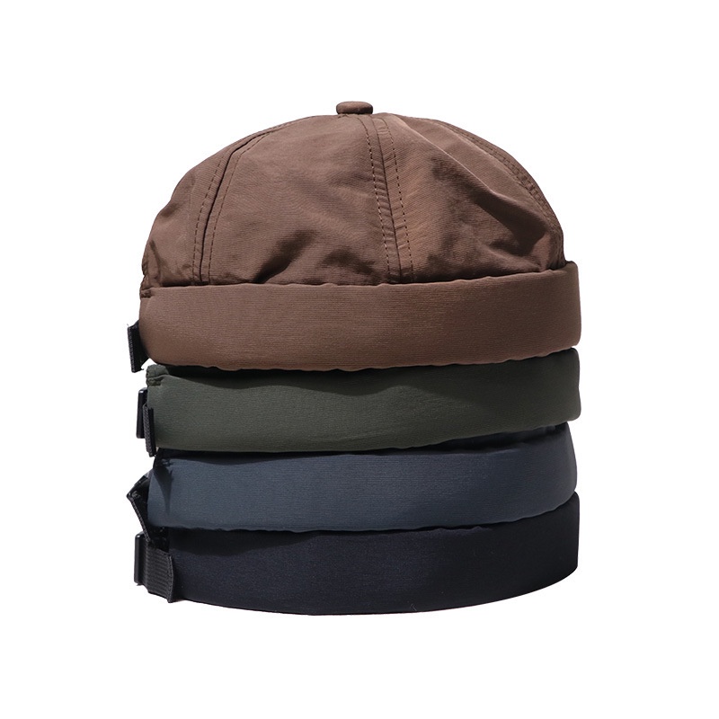 Crosail Mũ Beanie Cotton Màu Trơn Không Vành Phong Cách Vintage Nhiều Màu Sắc Dành Cho Nam Và Nữ