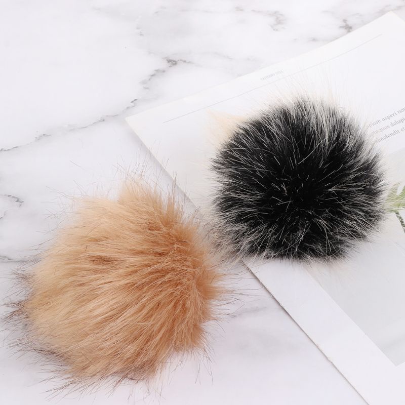 Set 14 Cục Bông Giả 10cm Kèm Dây Thun Co Giãn Để Đan Len
