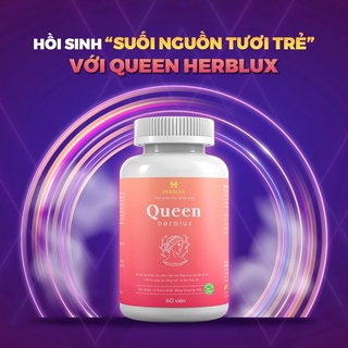 Viên uống nội tiết tố nữ Queen Herblux - Tăng nội tiết tố nữ - Hộp 60 viên - Hàng chính hãng.