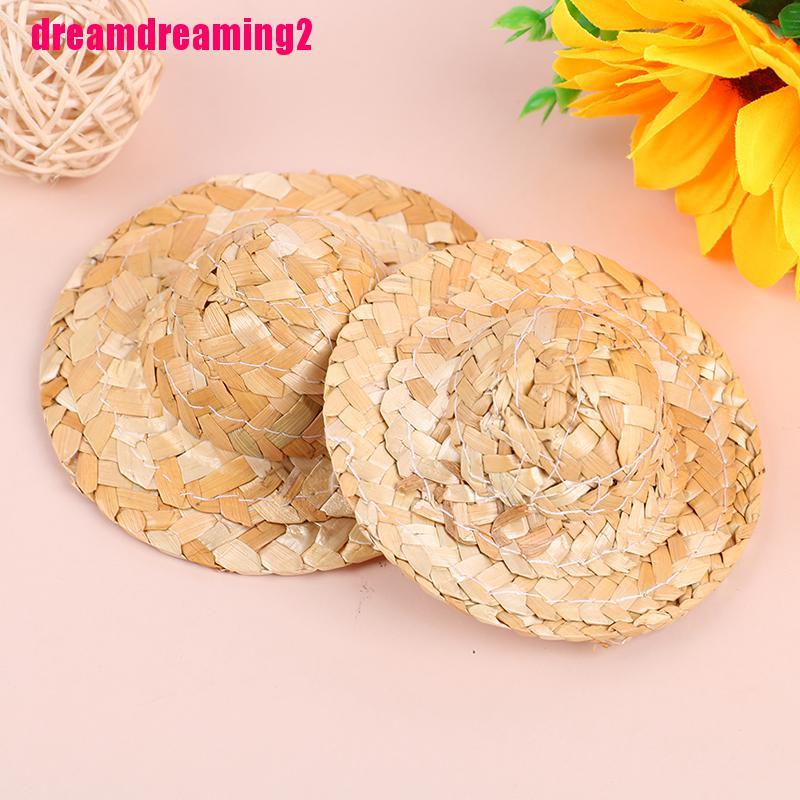 Bộ 2 Mũ Rơm Dễ Thương Thời Trang Cho Bé