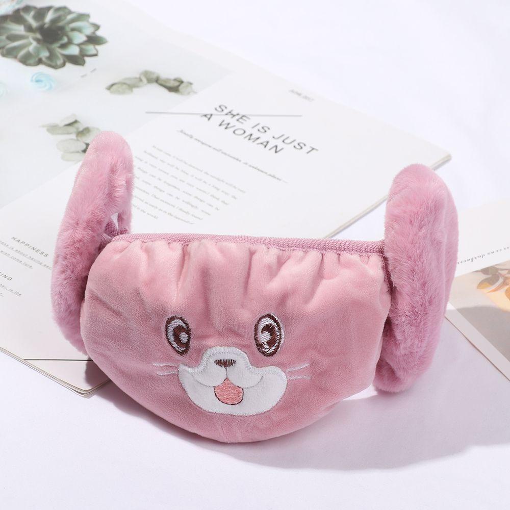 Vỏ Bọc Tai Nghe Chất Liệu Cotton Dày Dặn Giữ Ấm Mùa Thu Đông