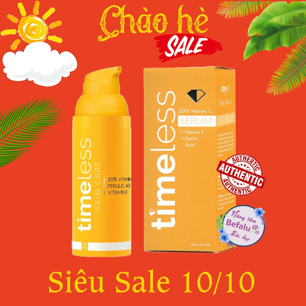 Serum Timeless Vitamin C 20 Tinh Chất Vitamin C 30ml